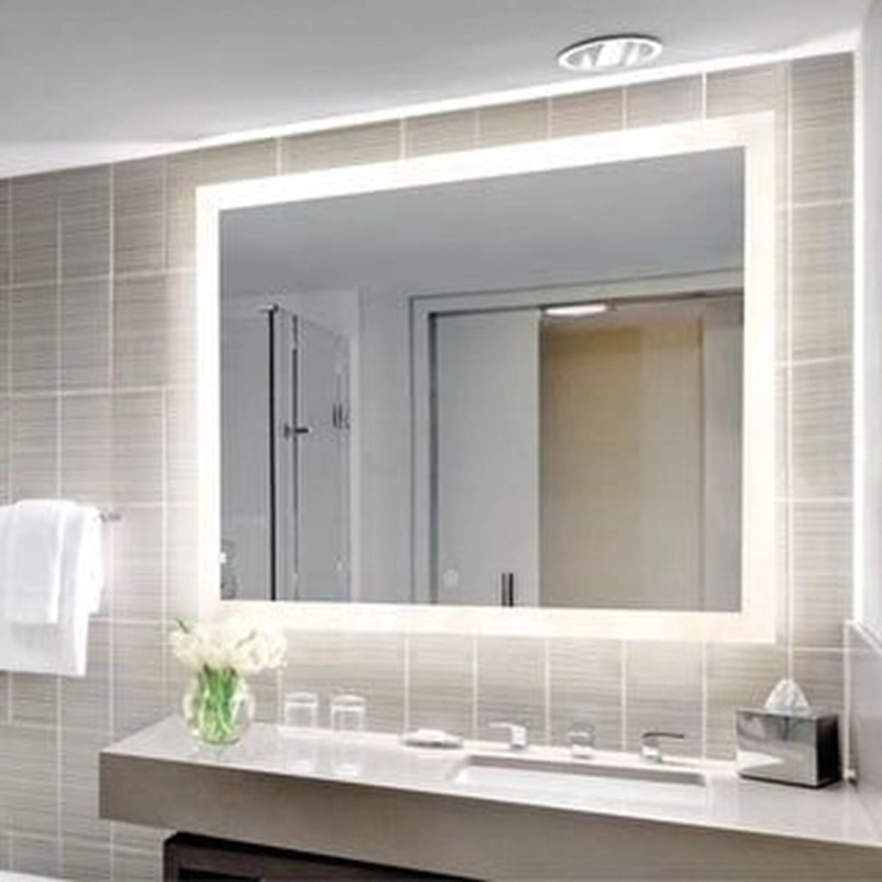 Desktop Cosmetic Reversible LED Light Magnifying Mirror 3X 5X Hotel Bathroom Touch Sensor Make up Mirrors with LED Light