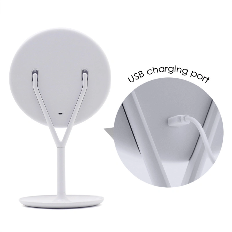 USB Charging Smart Desktop LED 5X Magnification Makeup Mirror