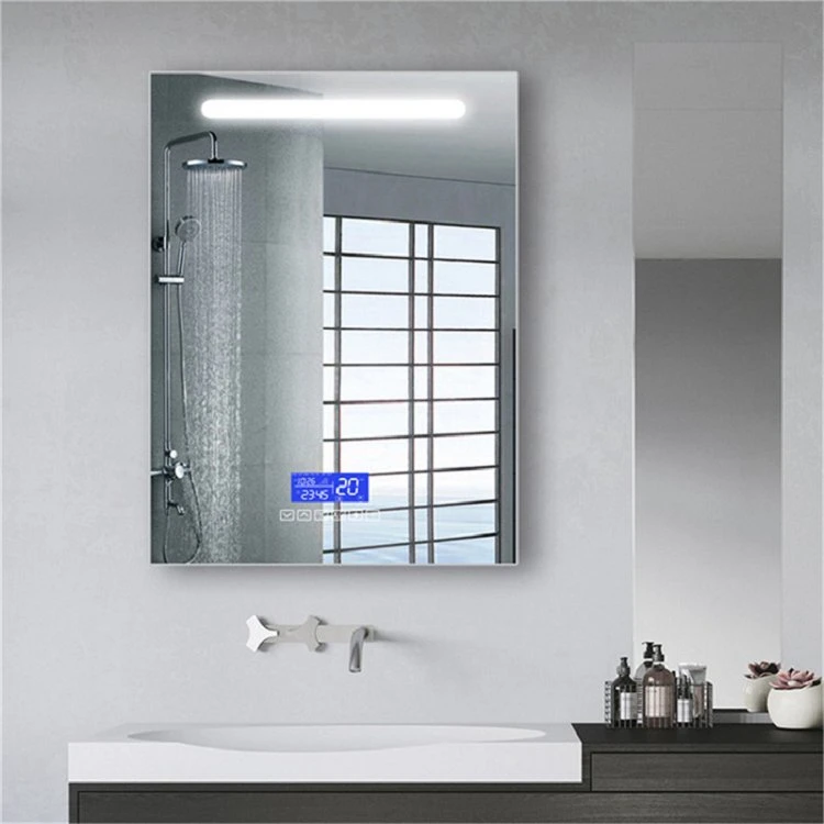 Wholesale Price Huge Rectangular LED Light Mirror Hotel Mirrors with Bluetooth Speaker