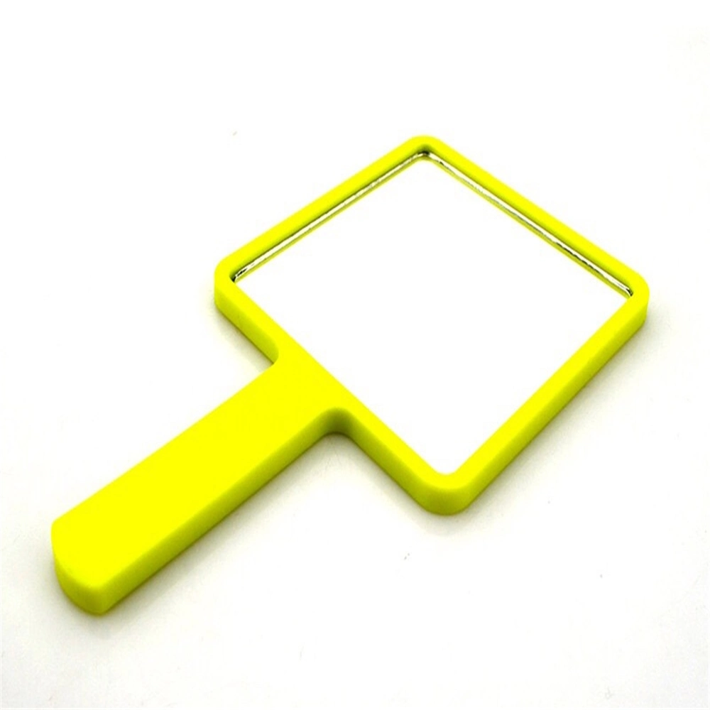 Wholesale Single Side Square Handheld Plastic Cosmetic Mirror