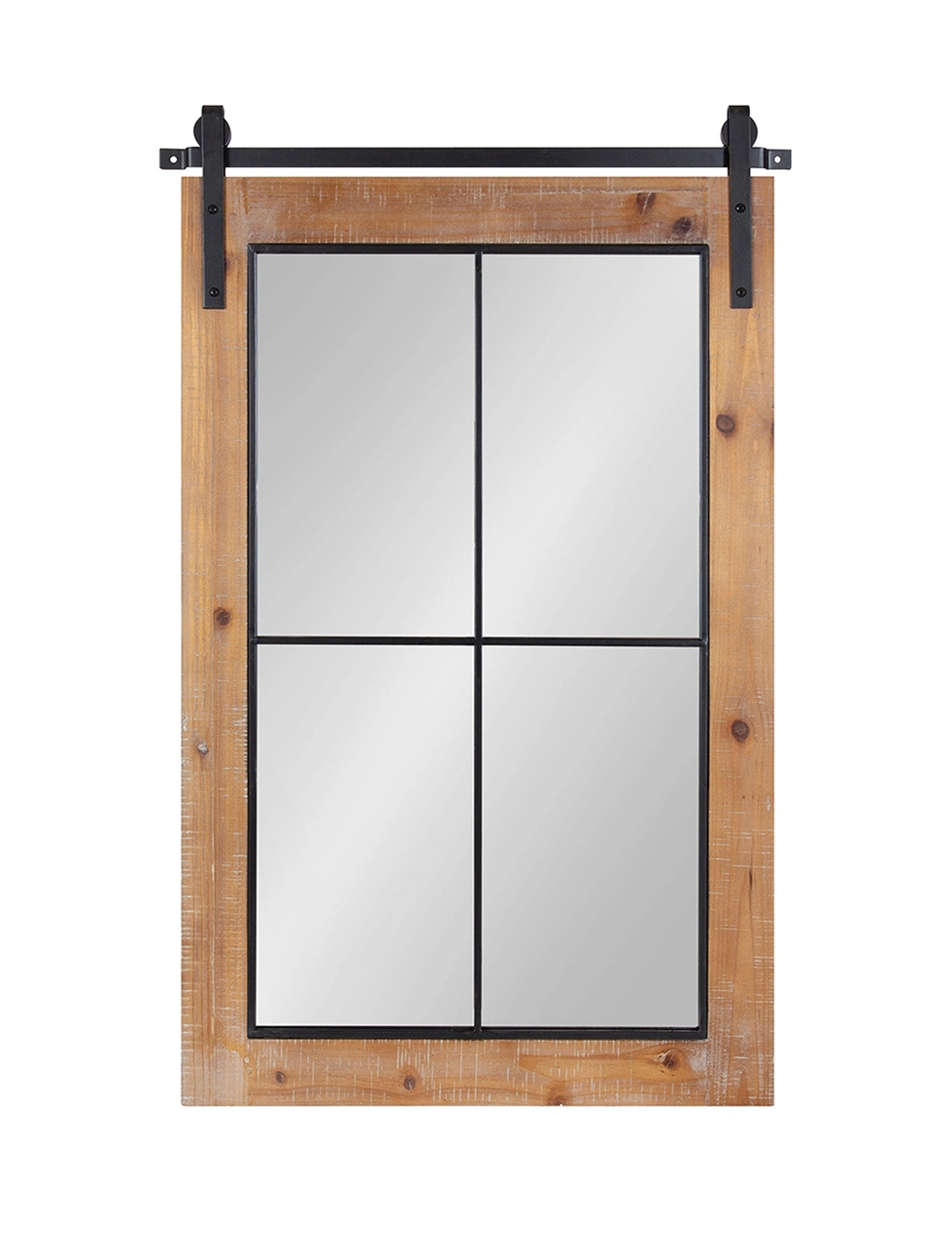 Rectangle Shape Mirror Frame Like Window with Metal and MDF, MDF Wall Mirror Frame with Iron in Window Shape, MDF Frame with Mirror