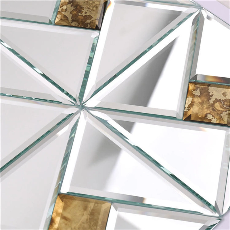 Factory Ordinary Mirror Frameless Rectangular Beveled Glass Mirror for Bathroom