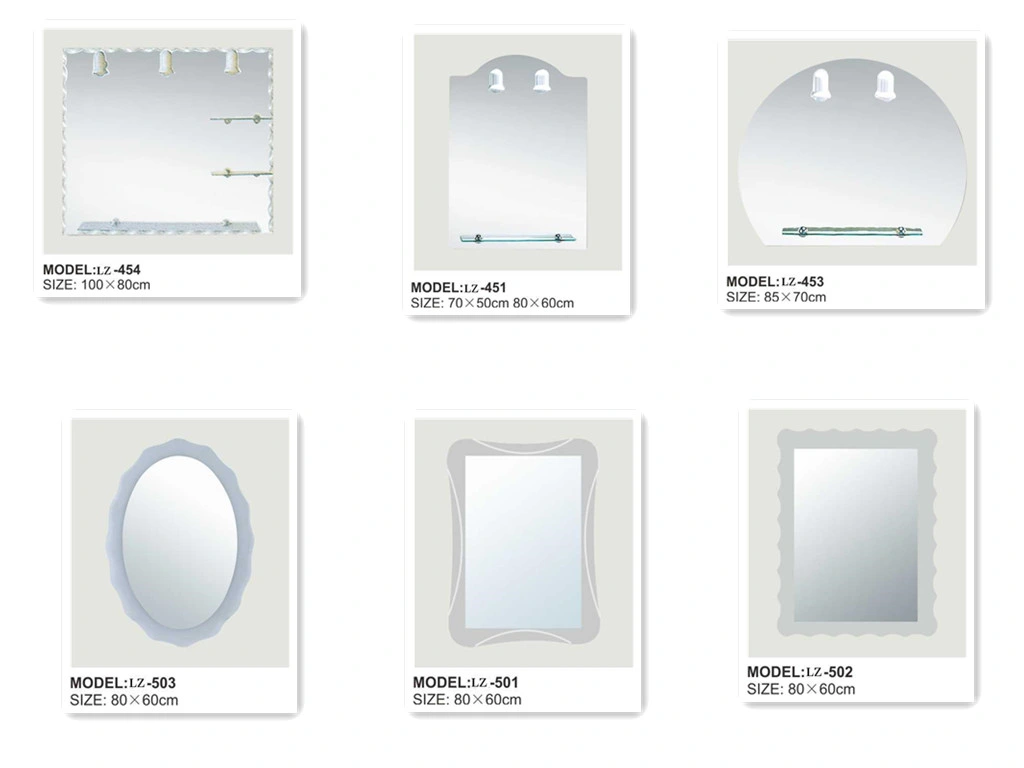 High Quality New Design with Shelf Lighted Cosmetic Bathroom Mirror