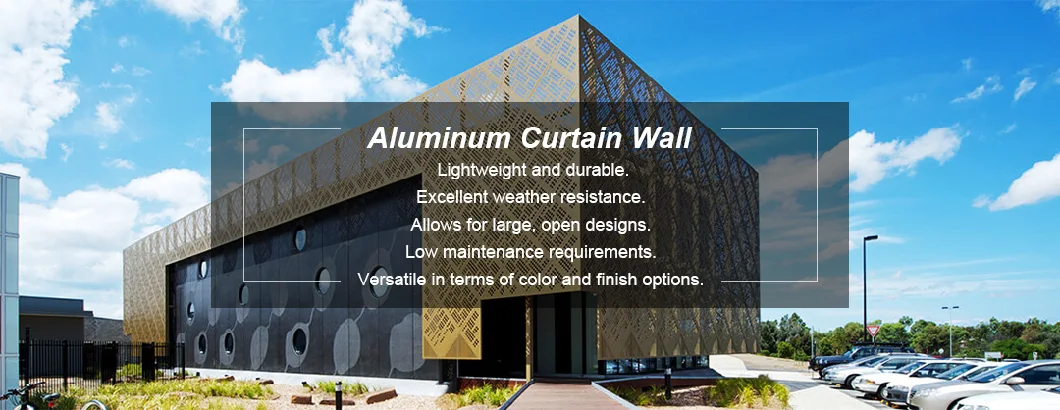 Sixinalu Aluminum Profile Decorative Panel Decoration Material Sky Aluminum Sheet Curtain Wall