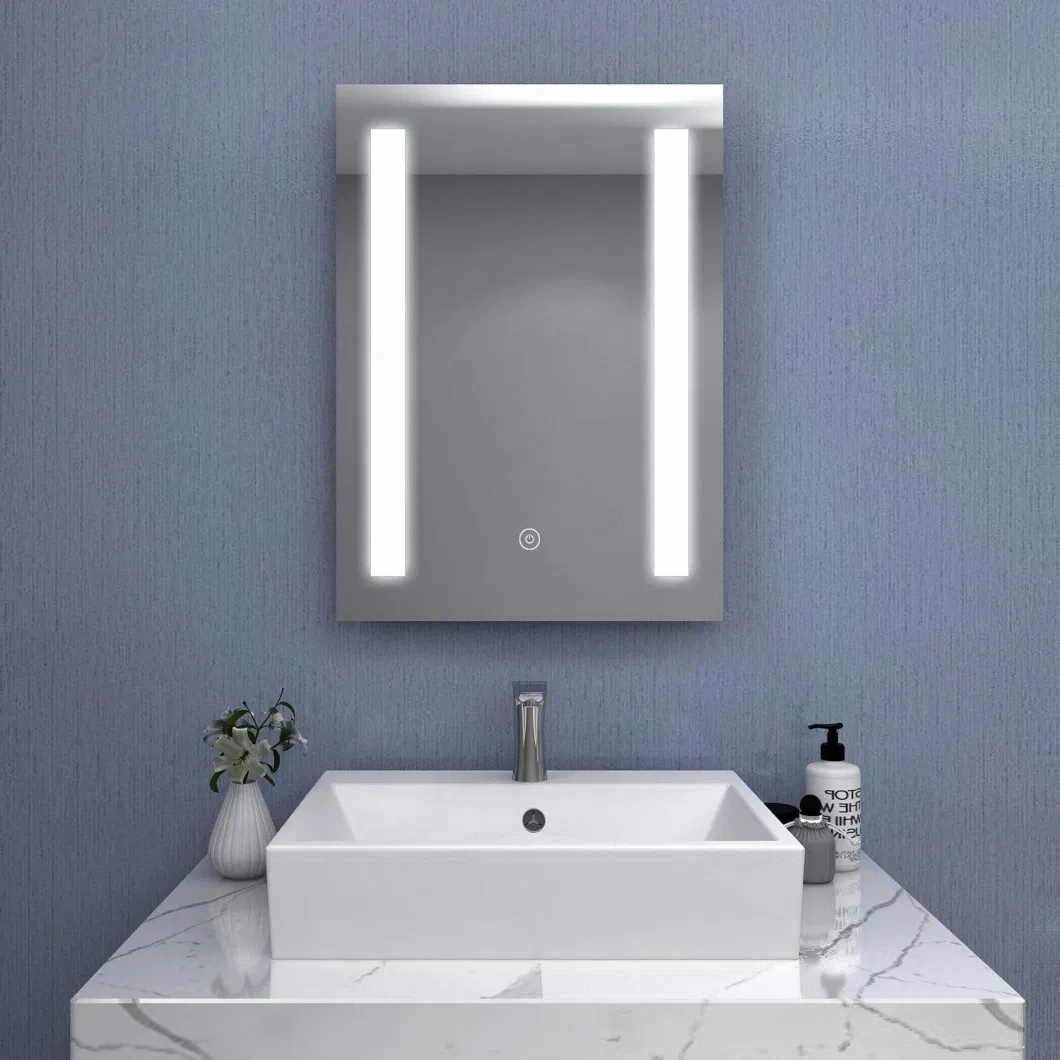 Customized Squared Lighted Anti-Fog Bluetooth Magnifying Makeup Mirror