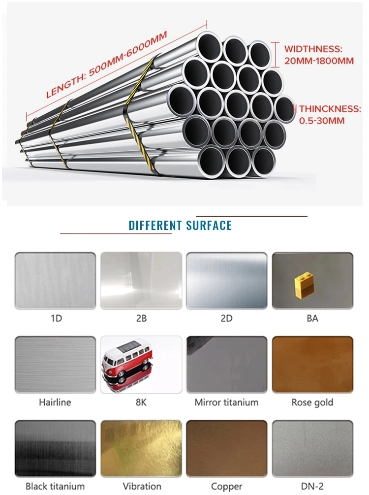 Hot Cold Rolled Round Square Welded Seamless Inox Stainless Steel Pipe Tube