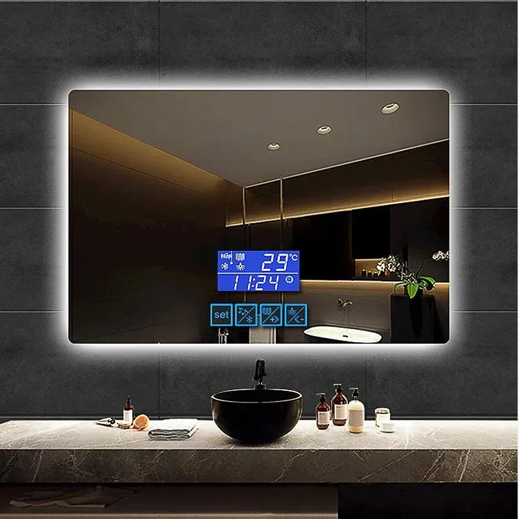 Smart LED Mirror for Home Decoration with Bluetooth and Touch Sensor