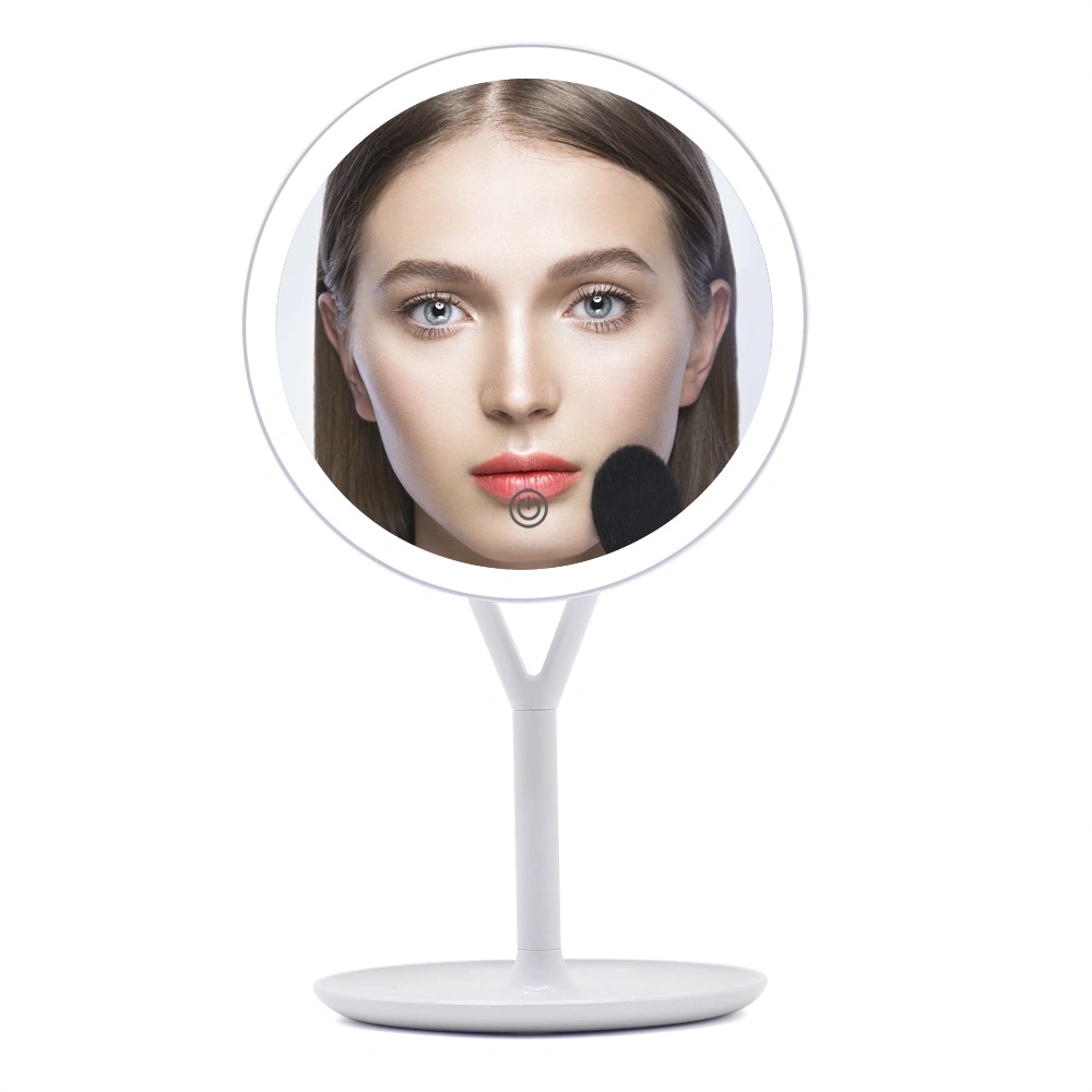 USB Charging Smart Desktop LED 5X Magnification Makeup Mirror