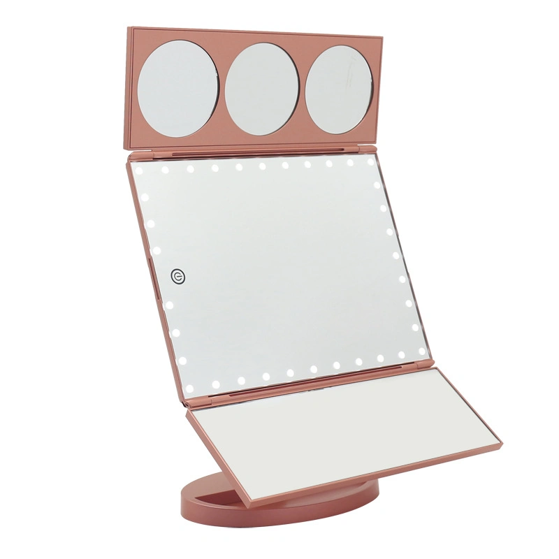 Multi-Magnifying Makeup Mirror with LED Fill Light