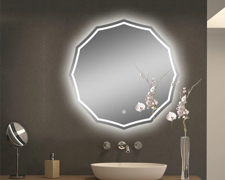 LED Polarless Dimming/Intelligent Touch/Wall Hanging/Antifogging/Defogging/LED Mirror/Bathroom/Bedroom LED Light Mirror