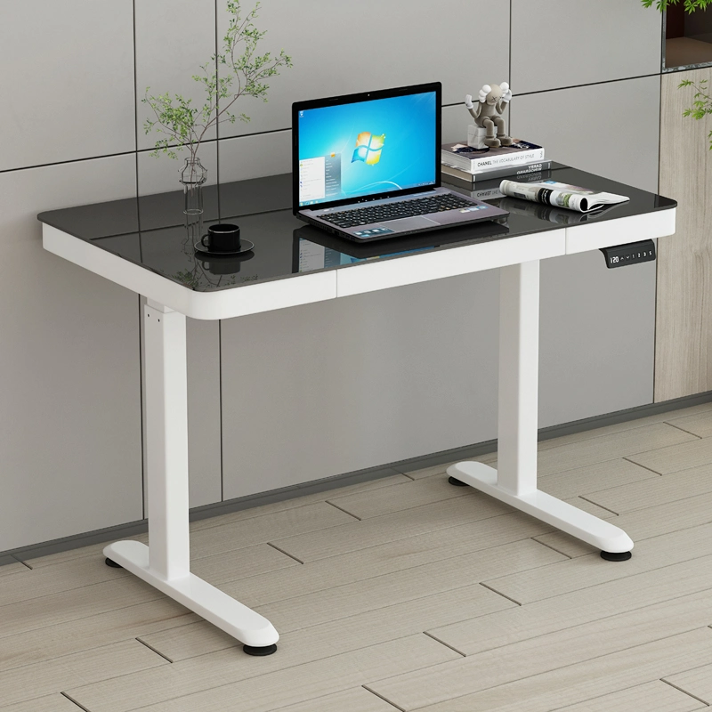 Metal Frame Modern Design Electric Height Adjustable Standing Table Office Computer Desk