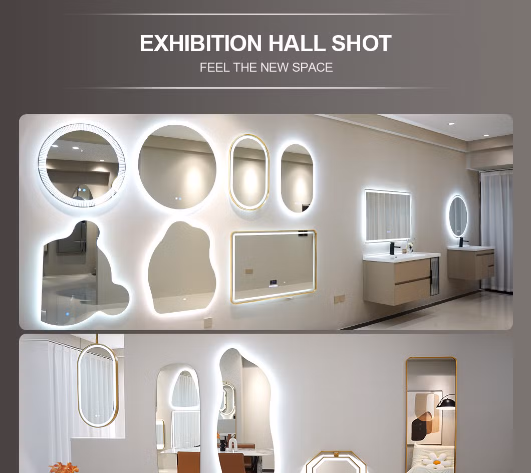 High-Definition Fashion Home Furniture Full-Length 5mm Aluminum Alloy Frame Wall Clothing Dressing Mirror Without Copper Decoration