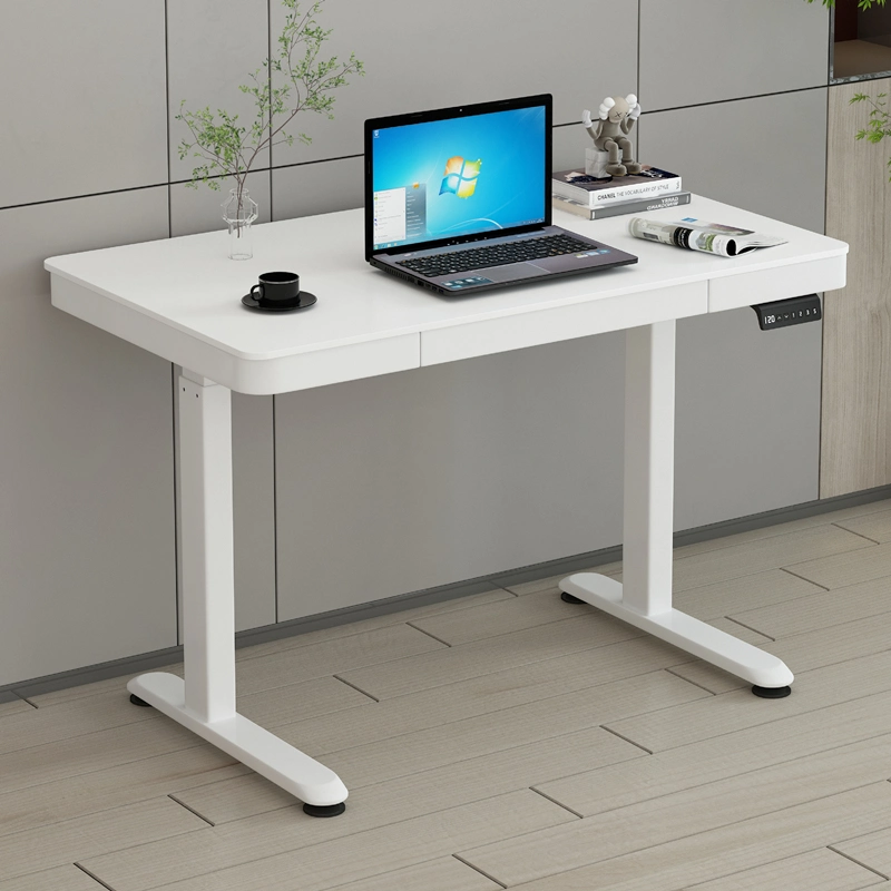 Metal Frame Modern Design Electric Height Adjustable Standing Table Office Computer Desk