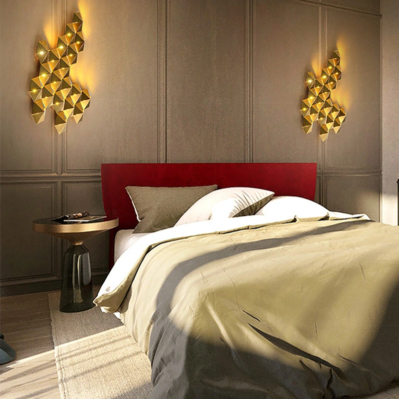 Modern Concave-Convex Stainless Steel Wall Lamps Honeycomb Wall Lights (WH-OR-174)