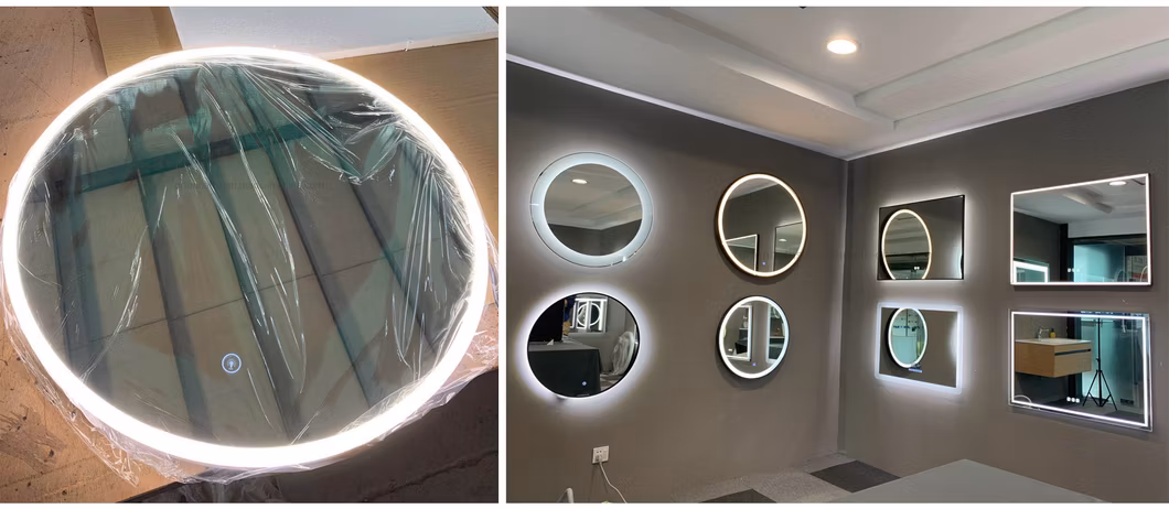 Ortonbath Against Wall Rectangular Light Bulbs LED Dressing Makeup Vanity Table Top Mirror with Lights Wall Mounted Illuminated Vanity Hollywood Mirror