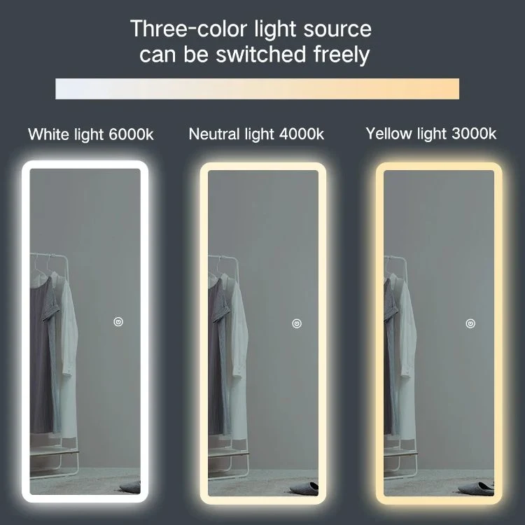 Home Furniture Bathroom Full Body Mirror Hot Selling Full Length LED Mirror