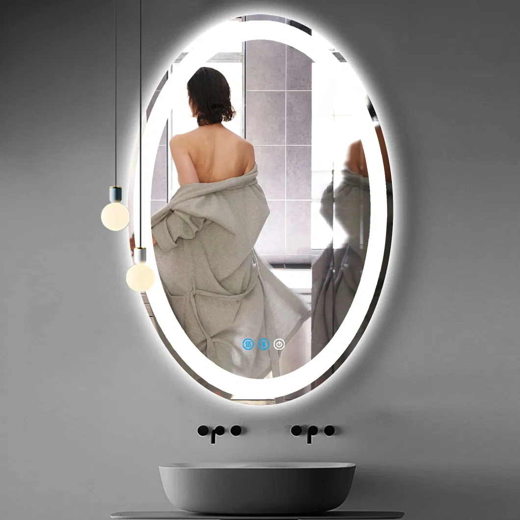 Frameless Wall Decorative Dressing Make up LED Backlit Mirror