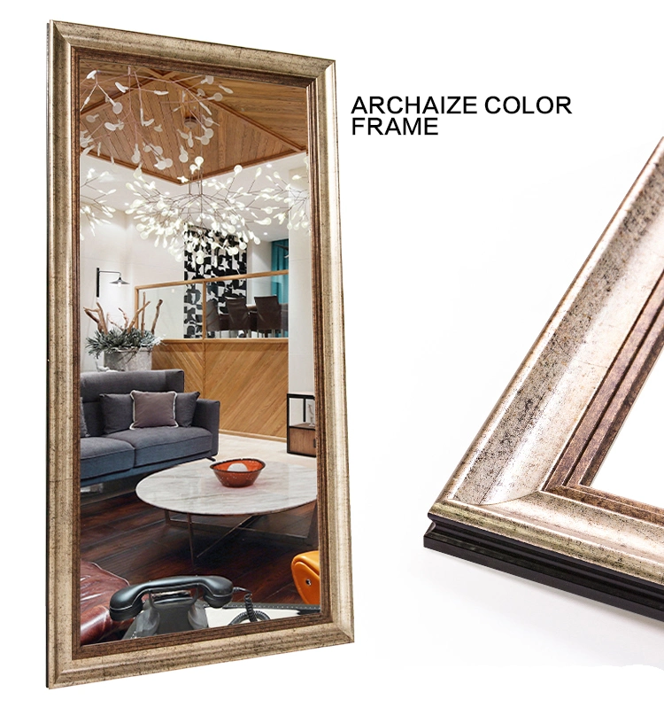 Modern Free Standing Floor Large Antique Living Room Framed Floor Body Dressing Mirror