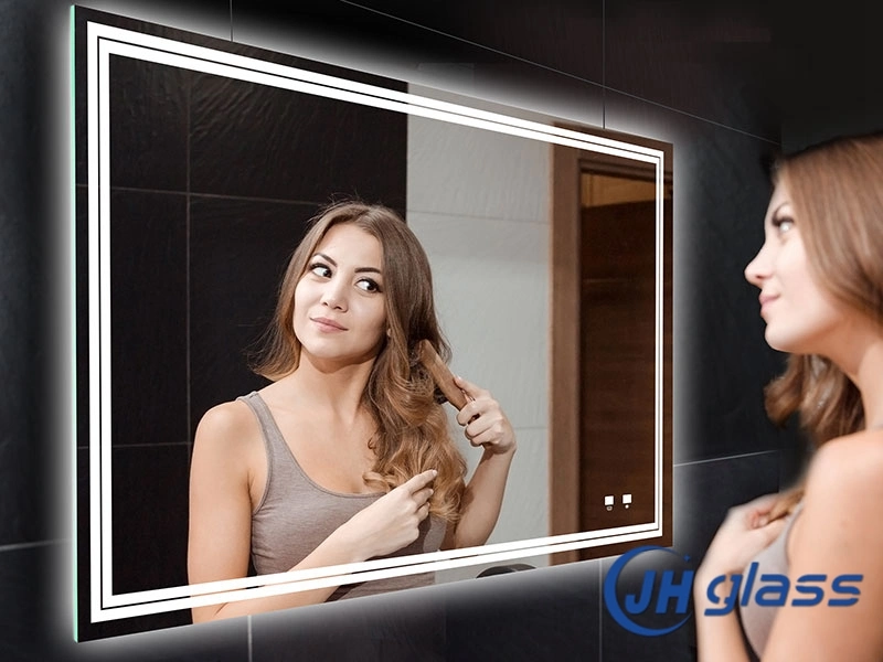 Modern Home Vanity Decorative LED Lighted Mirror with Intelligent Smart Touch Sensor