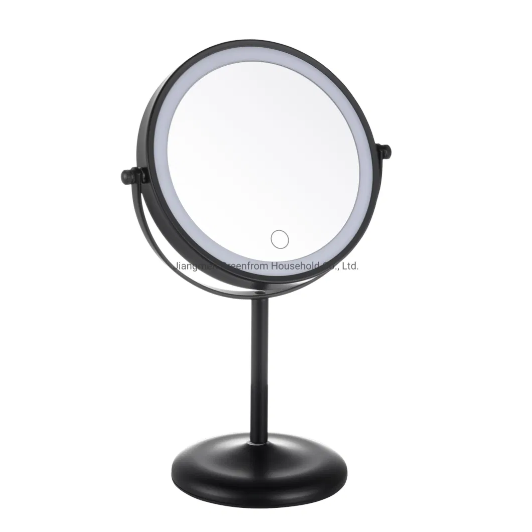 Tabletop Vanity Mirror Makeup Cosmetics Double Sides LED Mirror Gmd740