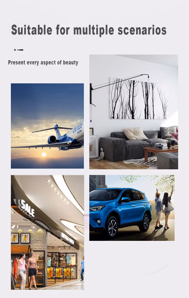 360 Degree Rechargeable LED Desktop Makeup Mirror Magnet Adsorption Mini Lighting Wall Mirror Decorative