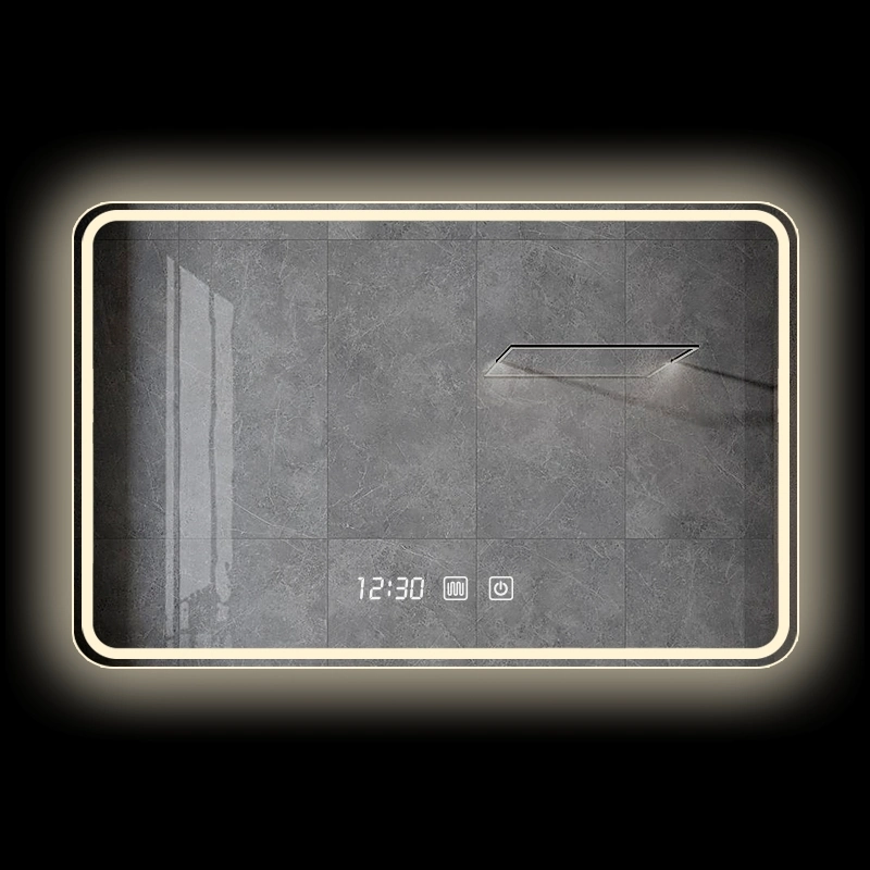 LED Intelligent Light-Emitting Bathroom Mirror with Three Touch Switch