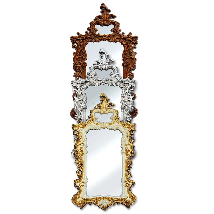 Wooden Photo Frame European Gold Picture Moulding Decorative Mirror