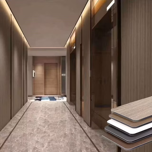 Hot Sale Wood Veneer Waterproof Decorative Wall Cladding Interior Decorations