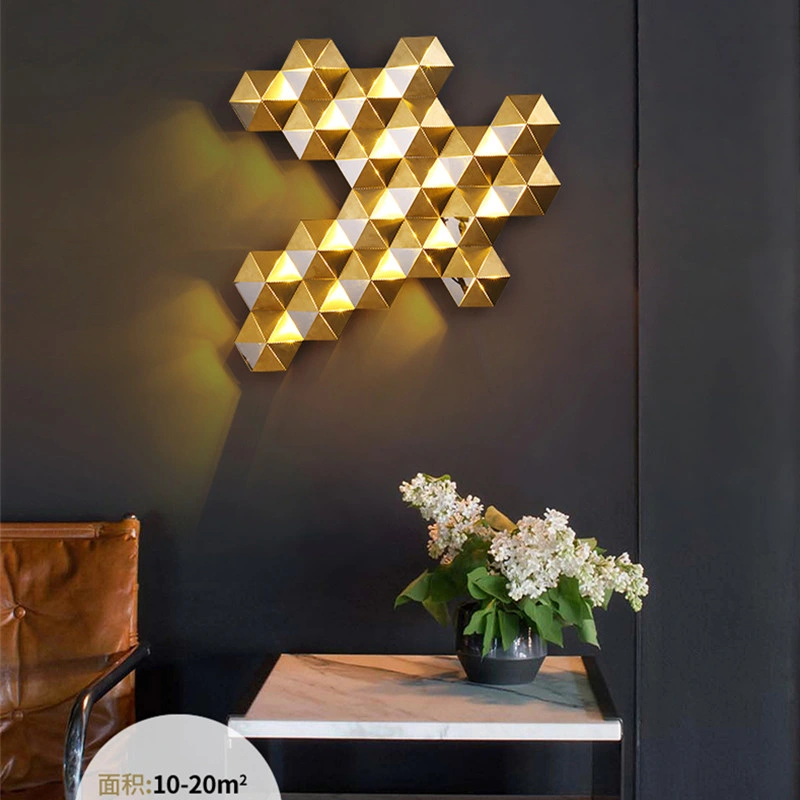 Modern Concave-Convex Stainless Steel Wall Lamps Honeycomb Wall Lights (WH-OR-174)