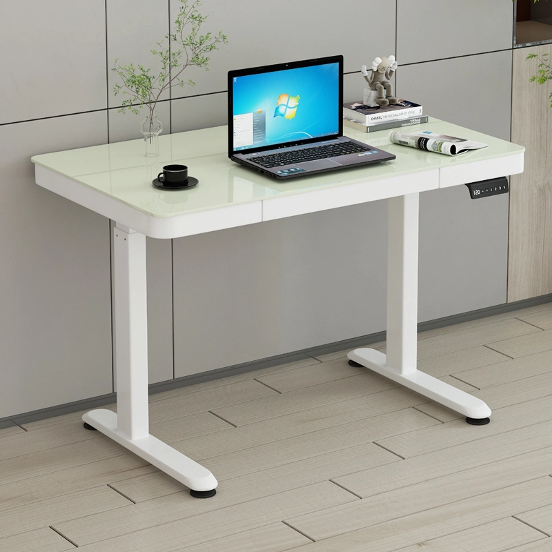 Metal Frame Modern Design Electric Height Adjustable Standing Table Office Computer Desk