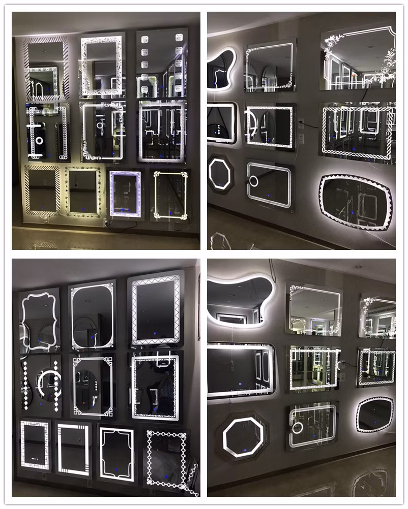 Energy Saving Bathroom Wall Mounted Makeup Light Mirror Smart Hotel Illuminated LED Mirror
