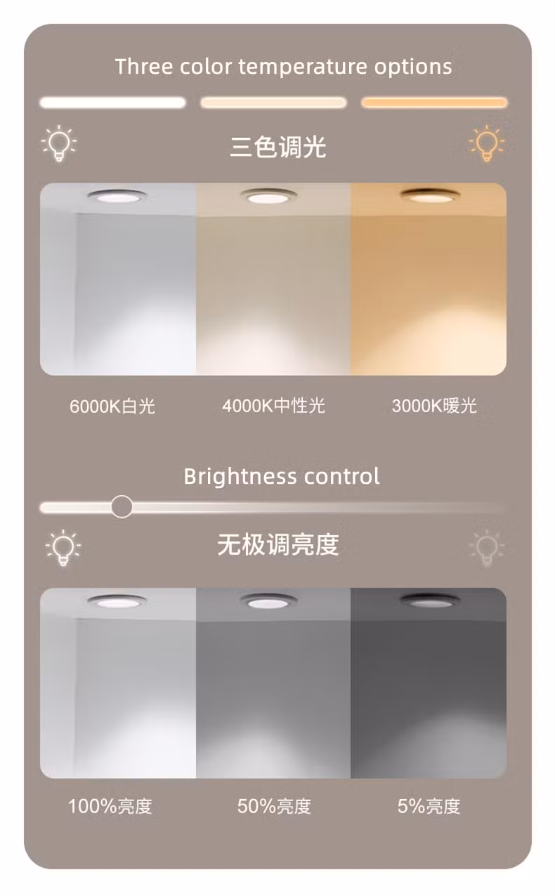 Makeup LED Mirror Touch Screen Round Lighted Bathroom Mirror Frameless LED Mirrors Wholesale Light Mirror