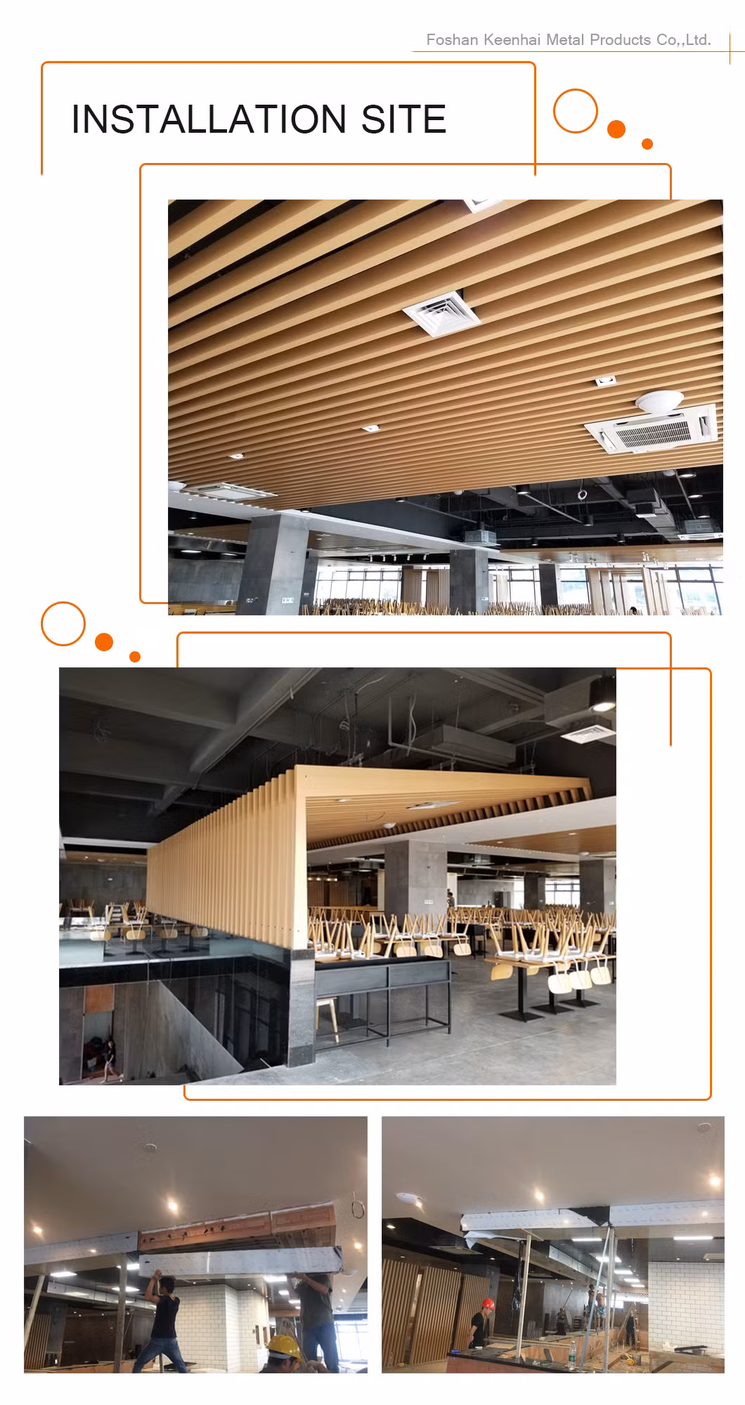 Special Shape Aluminum Custom Ceiling Decorative Design False Ceiling (KH-SMC-10)