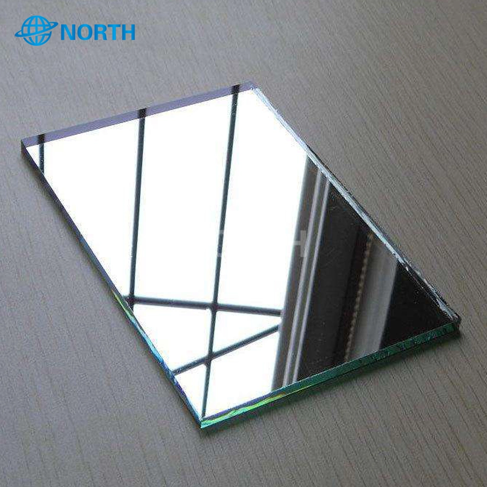 Whole Sale 1.8 2 2.5 3 4 5 6 8 10mm Splash Back Paint Glass, Lacquered Glass, Washroom Bathroom Wall Multipurpose Aluminium Silver LED Mirror Glass