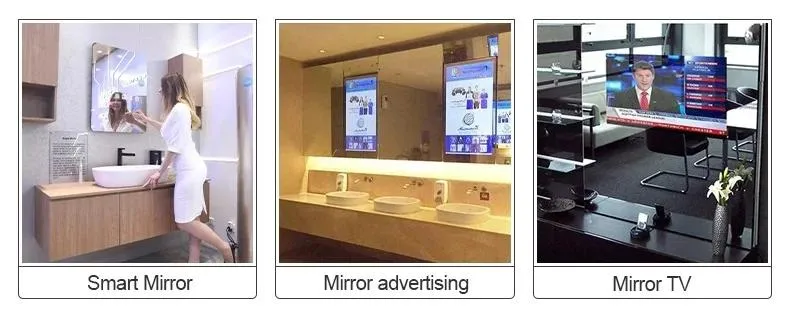 OEM Design 10.1~100&prime;&prime; Touch Screen Intelligent Smart Mirror for Hotels