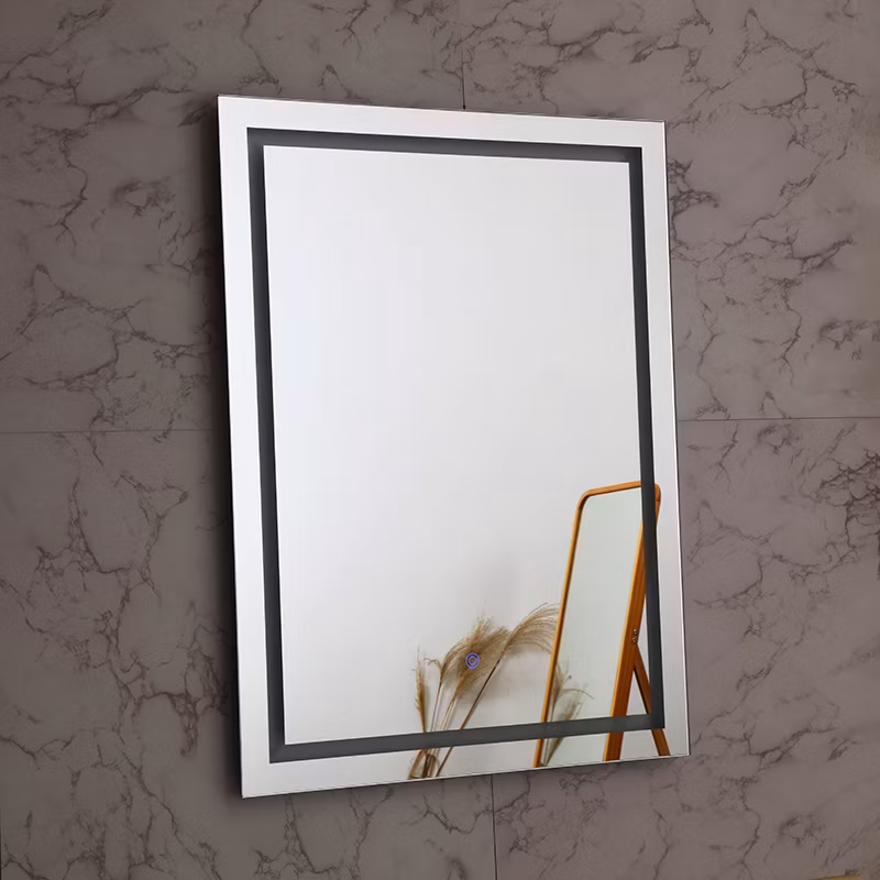 CE UL cUL Certificated Round Rectangle Wall Floor Smart Lighted LED Mirror Bathroom Salon Illumation