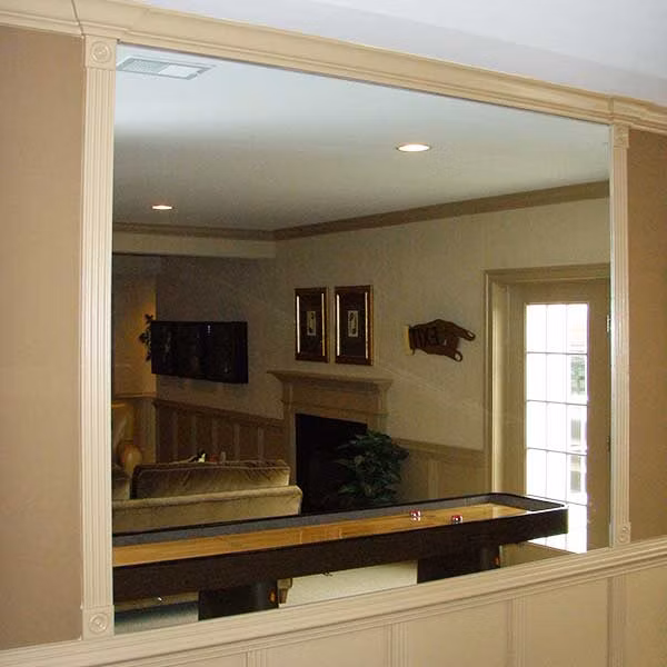 Temperable Mirror Glass Coloured Glass Mirror Kitchen Splashbacks /Wall Decoration Decorate