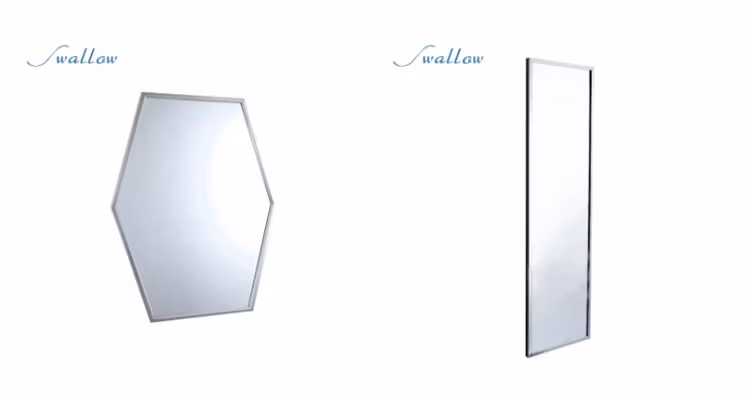 Rectangular Bathroom Mirror with Shelf Bathroom Mirror Stainless Steel Cabinet Dimister