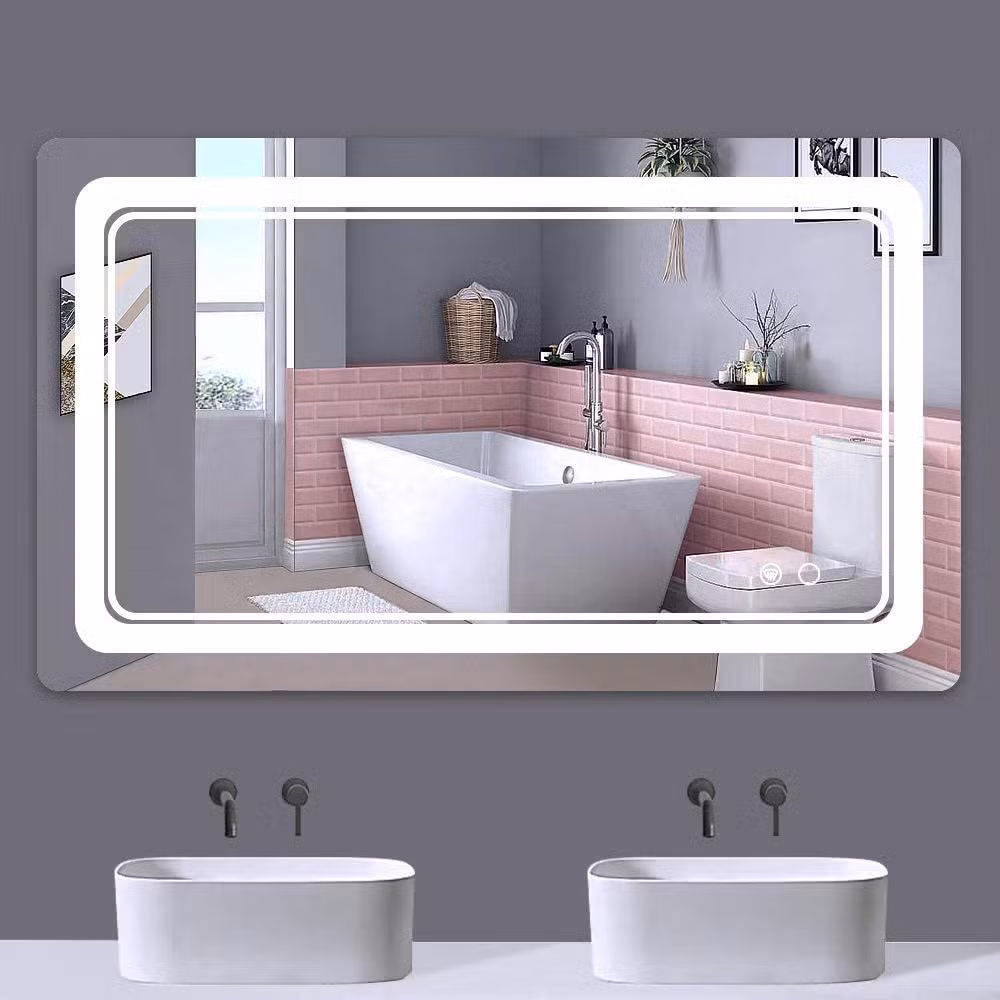 Decorative Vintage Home Decoration Oval Wall Mirror with PS Frame for Bedroom Dining Room