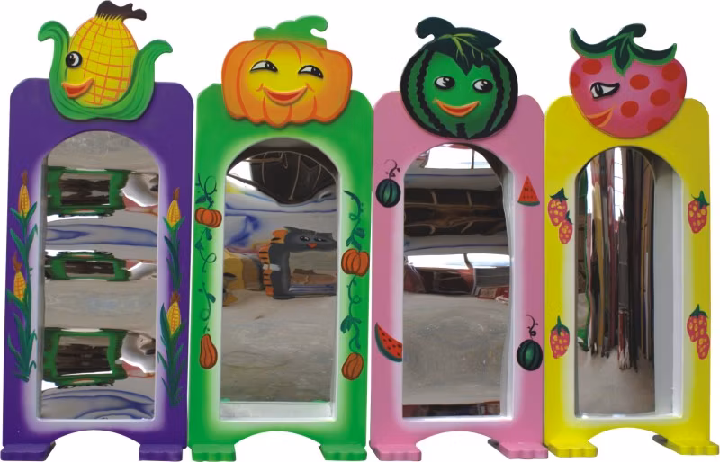 Acceptable Custom Residential Area Kids Popular Decorative Wall Distorting Mirror for Sale