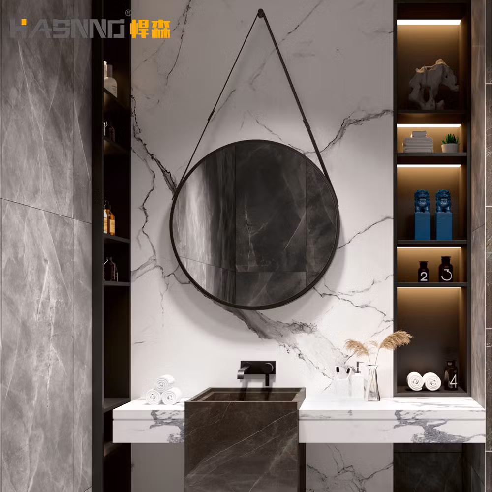 60cm Round Back Lit LED Lighted Bathroom Wall Mirror Thickness 35mm Circular No Edge Frameless LED Mirror