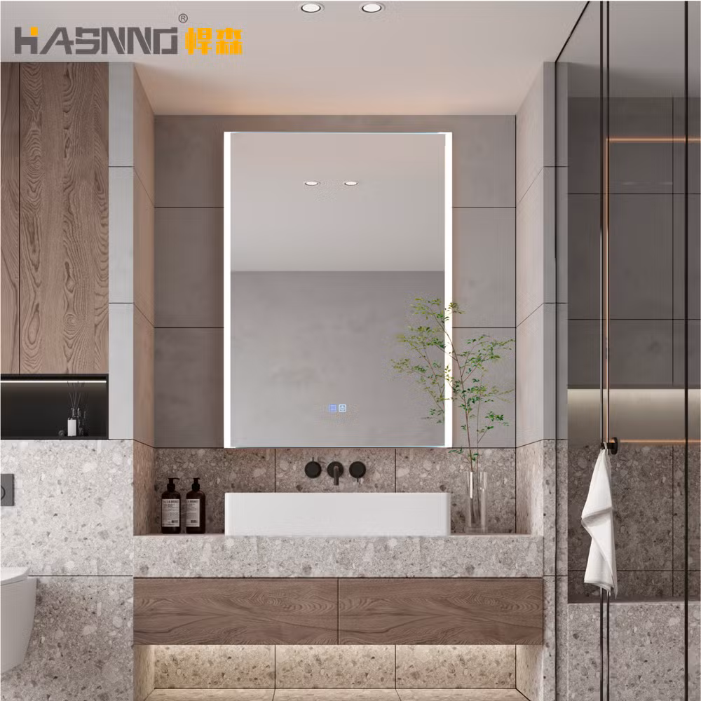 60cm Round Back Lit LED Lighted Bathroom Wall Mirror Thickness 35mm Circular No Edge Frameless LED Mirror
