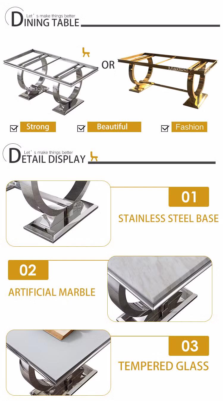 New Modern Stainless Steel Tornado Shape Table Base Dining Table