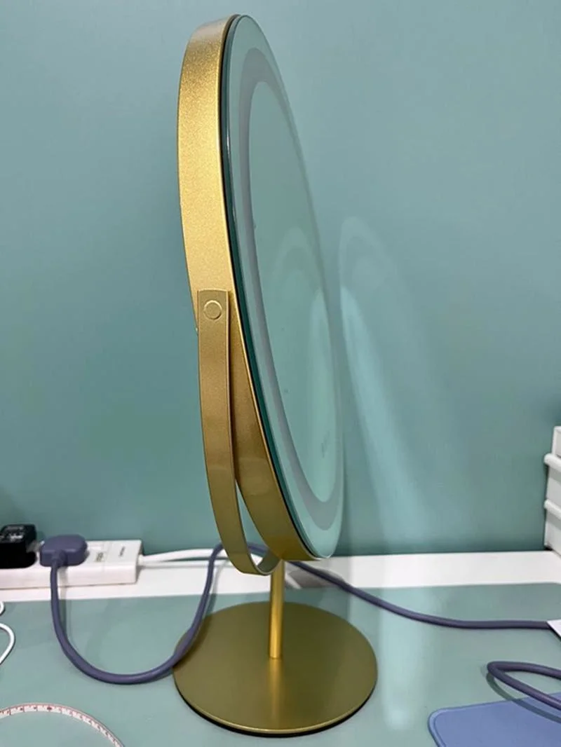 Gold Large LED Makeup Mirror