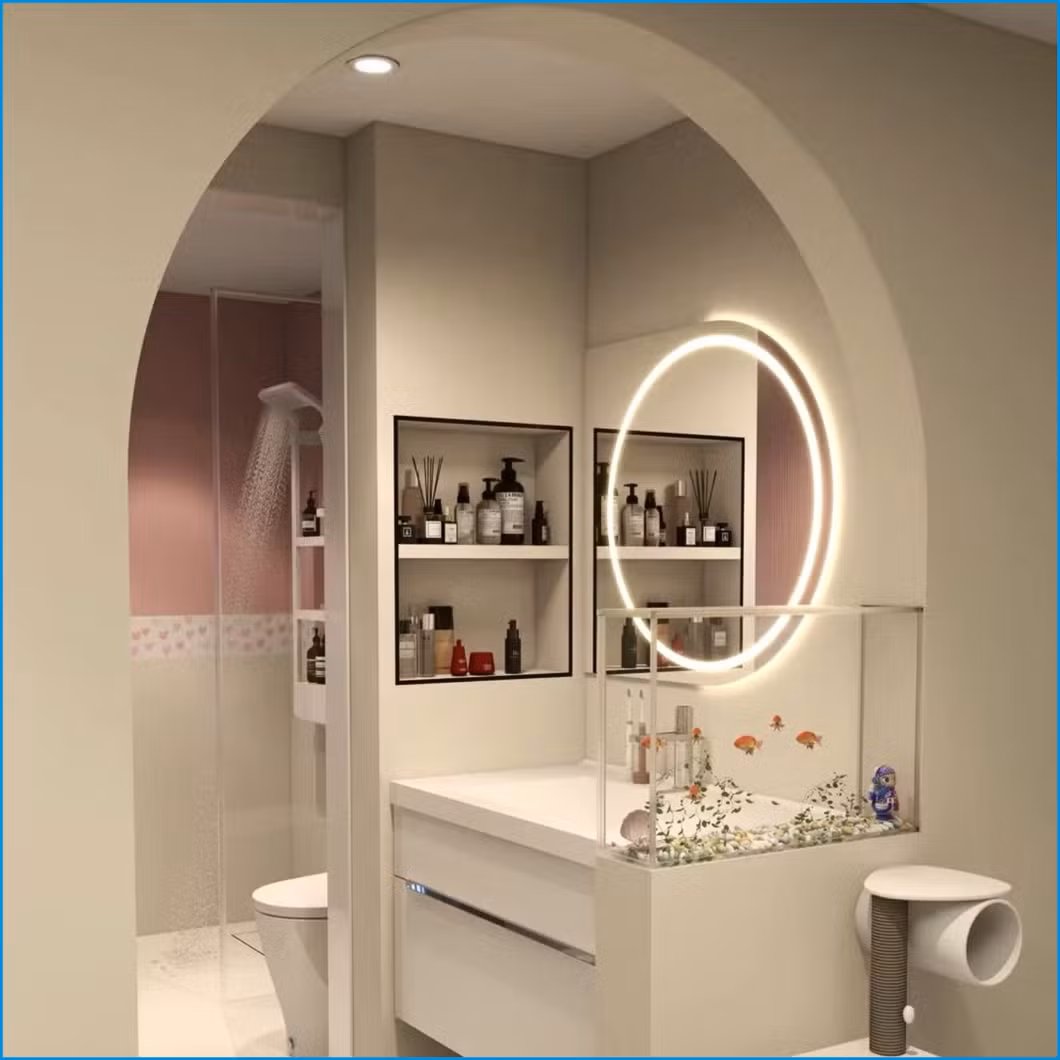 Can Emit Light Wisdom Mirror Display Glass Sheet for High-End Hotel Bathroom Magic Mirror