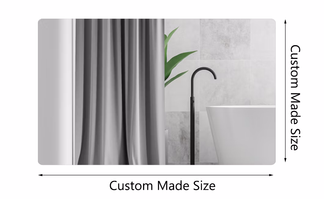 Modern Frameless Large Rectangle Vanity Mirrors for Hotel Home Decor Wall Glass Bathroom Mirror