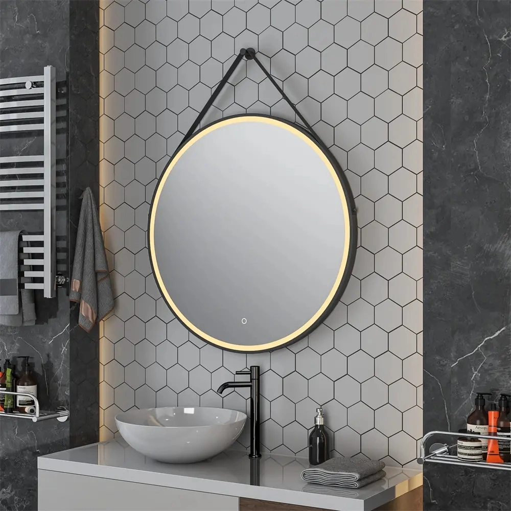 Hotel Bath LED Illuminated Anti-Fog Mirror Hot Sale Design Wholesale Bathroom Mirror