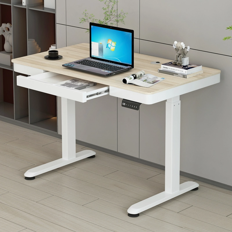 Metal Frame Modern Design Electric Height Adjustable Standing Table Office Computer Desk