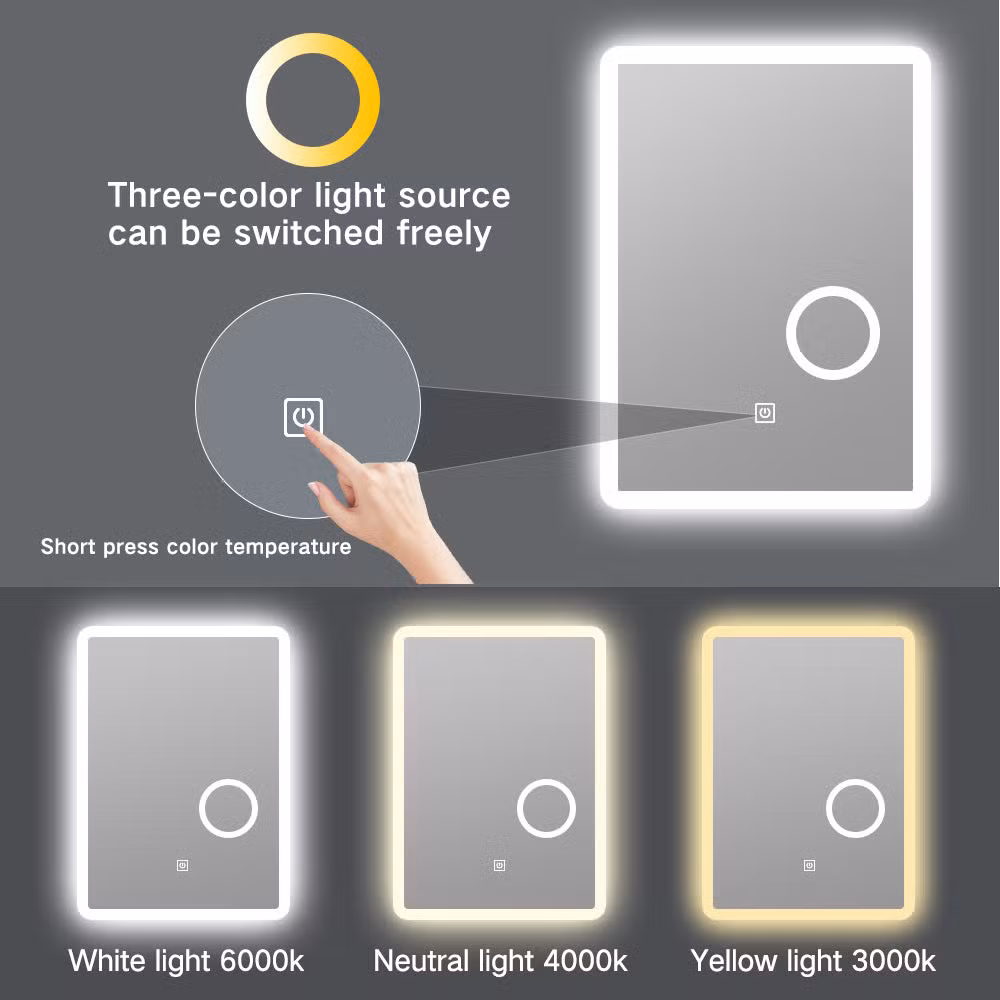 Salon Furniture Smart Home Furniture Magnifying 3X LED Mirror