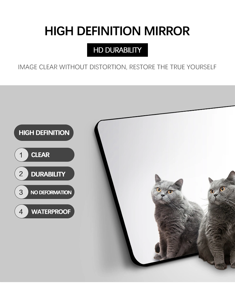 Full Length Mirror Large Mirror Black Wall-Mounted Mirror Aluminum Alloy Frame Floor Mirror with Standing Holder Hanging Mirror